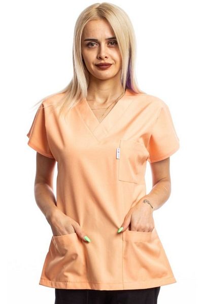 Simirna Üniforma Surgical Doctor Nurse Scrubs Melonist Jersey Single Top