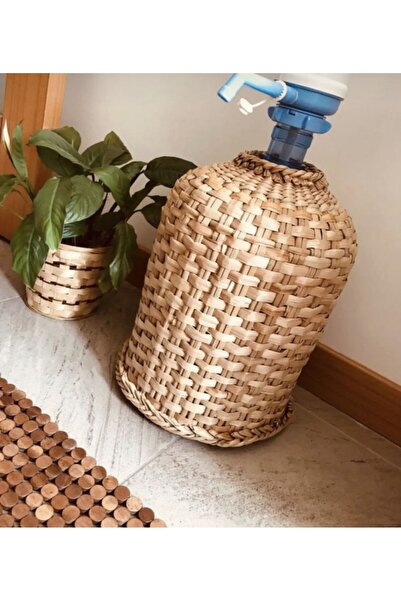 Tasarı Sanatı Ev Mutfak Dekorasyon Hasır Damacana Kılıfı / Damacana Örtüsü