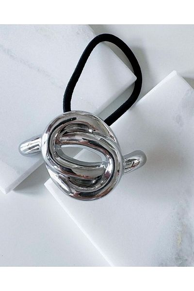 Âlâ Atelier Pinterest Buckle Silver Knot Model Bulge Rubber Buckle