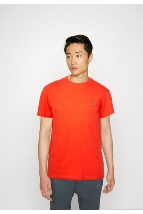 Lacoste Erkek Standart Fit Turuncu Bisiklet Yaka T Shirt Fiyat Yorumlar Trendyol
