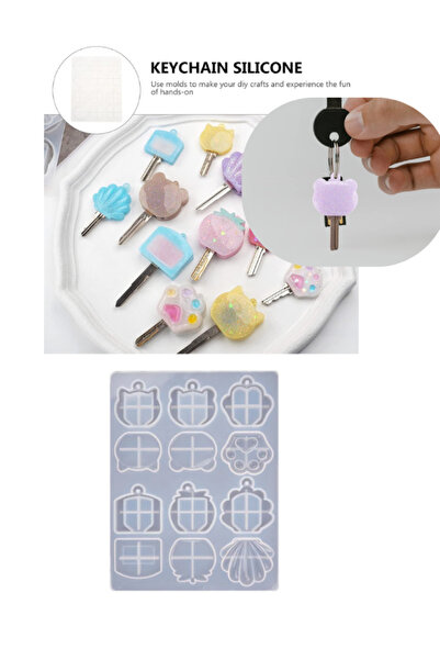 Sirius Hobi Epoksi Kalıp Reçine Anahtar Anahtarlık  Kabı Kalıpları Küçük Boy