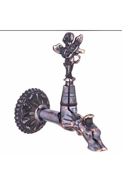 İSAOĞLU YAPI Basin Faucet Bath Faucet Black Color Premium Design All Brass