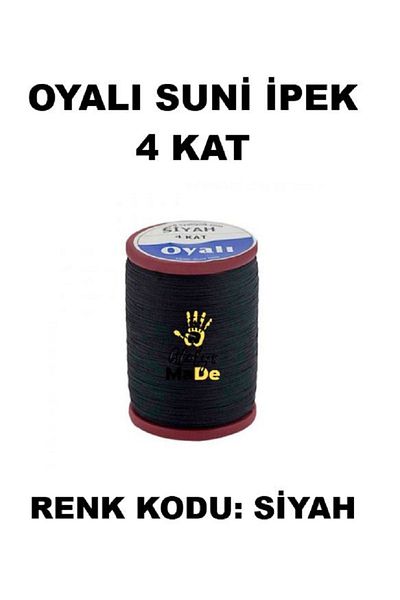 OYALI Τεχνητό μετάξι 4 στρώσεων Κέντημα με βελόνα Κέντημα με βελονάκι Etuval Μονόκλωνο Δίχτυ 35gr Κωδικός χρώματος Μαύρο