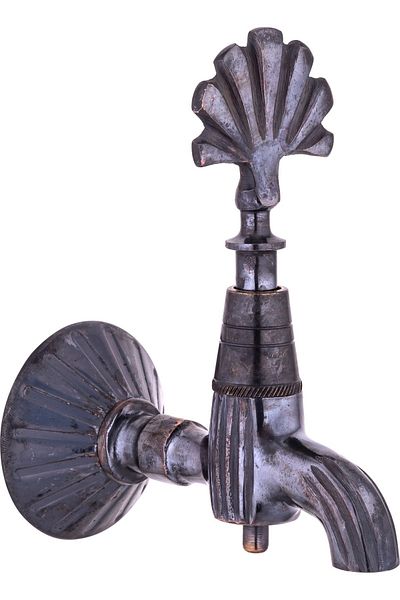 İSAOĞLU YAPI Black Corn Tap Black Ottoman Tap Black Bathroom Mixer Black Tap