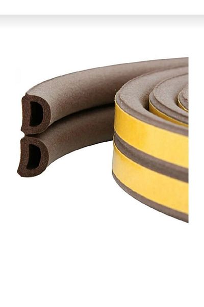 efmues Door and window wick rubber wick brown cold cutting wick 5x2 meters