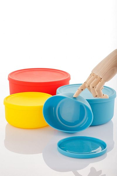 ray plastik Airfryer Silicone Cooking Bowl 4 Pieces