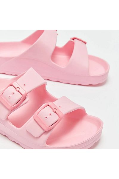 LC Waikiki LCW STEPS Buckle Detailed Double Banded Girl's Slippers