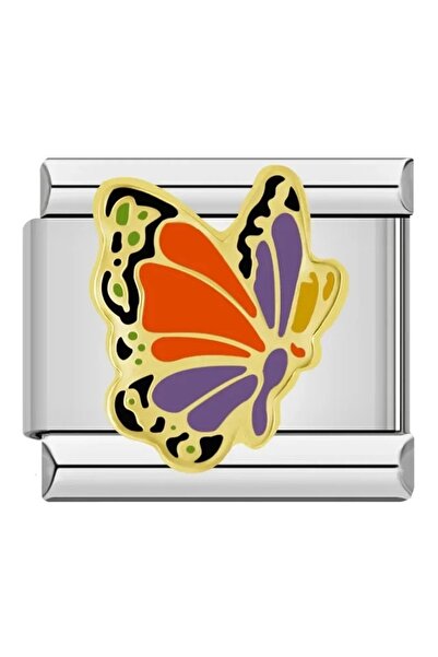 Aksesuar سحر إيطالي - تصميم فراشة فضية