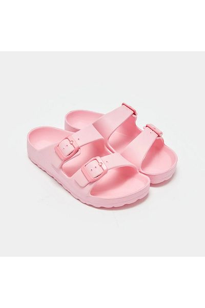 LC Waikiki LCW STEPS Buckle Detailed Double Banded Girl's Slippers