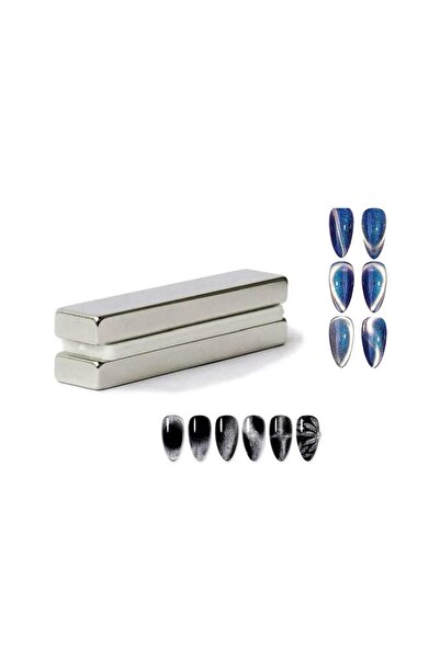 Hdg 2 Adet Süper Güçlü Kedi Gözü Manyetik Çubuk Neodyum Mıknatıs