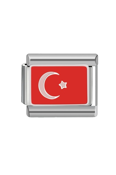 Aksesuar سحر إيطالي العلم التركي