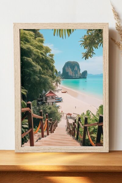 Luna Marissa Αφίσα τοπίων - Αφίσα τοίχου από γυαλιστερό χαρτί χωρίς πλαίσιο