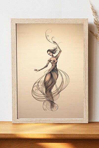 Luna Marissa Μίνιμαλιστική γυναικεία αφίσα - Αφίσα τοίχου από γυαλιστερό χαρτ...