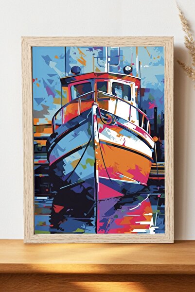 Luna Marissa Καλλιτεχνική αφίσα πλοίου - Χοντρό χαρτί χωρίς πλαίσιο, ψηφιακή ...