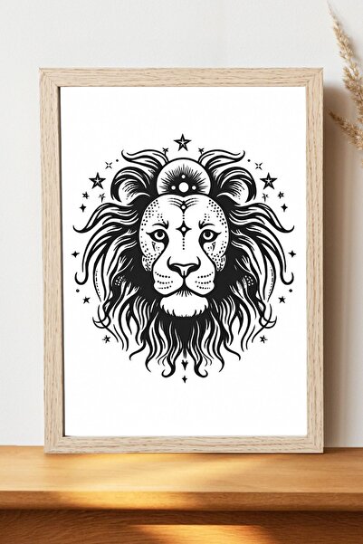 Luna Marissa Αφίσα Λιοντάρι - Αφίσα τοίχου από γυαλιστερό χαρτί χωρίς πλαίσιο
