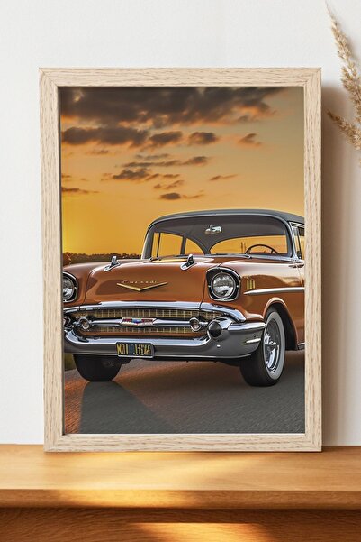 Luna Marissa Vintage αφίσα αυτοκινήτου - Αφίσα αυτοκινήτου από γυαλιστερό χαρ...