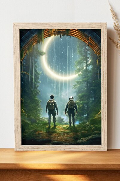 Luna Marissa Αφίσα αστροναύτη - Αφίσα τοίχου από γυαλιστερό χαρτί χωρίς πλαίσιο