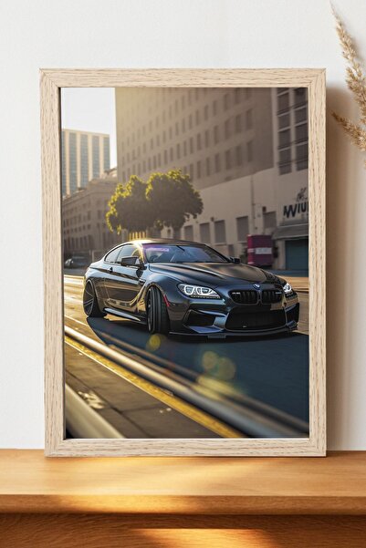 Luna Marissa Αφίσα BMW M6 - Αφίσα αυτοκινήτου από γυαλιστερό χαρτί χωρίς πλαίσιο