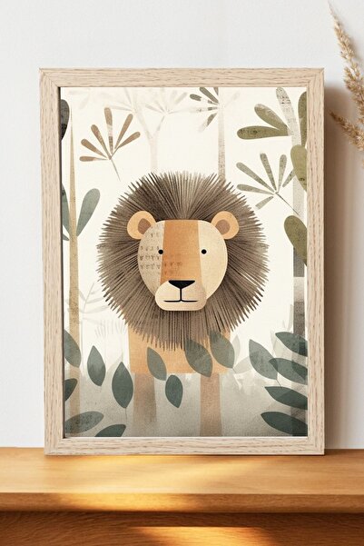 Luna Marissa Αφίσα Λιοντάρι - Αφίσα τοίχου από γυαλιστερό χαρτί χωρίς πλαίσιο