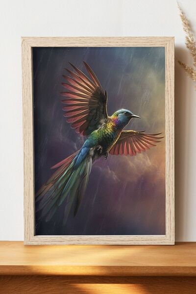 Luna Marissa Αφίσα πουλιών - Αφίσα ψηφιακής τέχνης από χοντρό χαρτί χωρίς πλα...