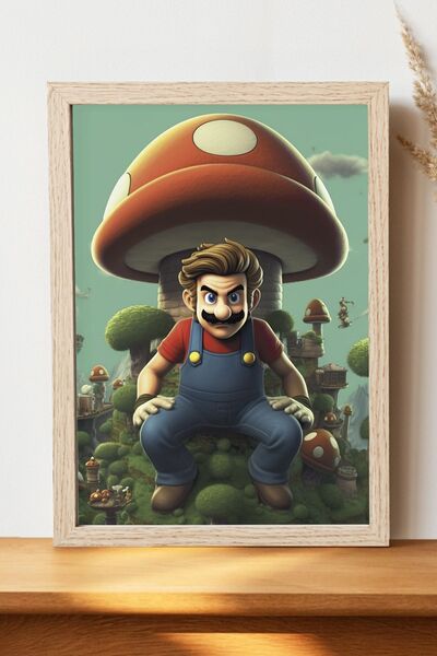 Luna Marissa Αφίσα FanArt Mario - Αφίσα τοίχου από γυαλιστερό χαρτί χωρίς πλα...
