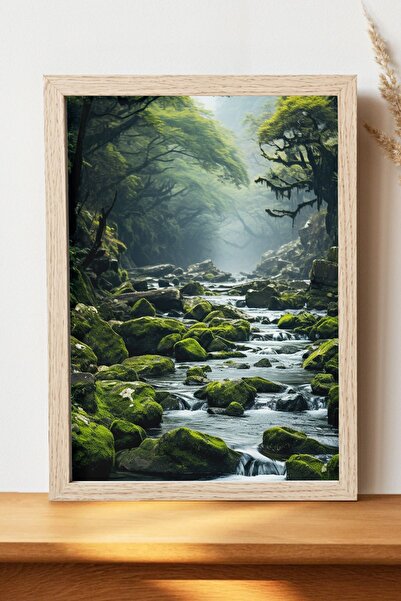 Luna Marissa Αφίσα δάσους - Αφίσα τοίχου από γυαλιστερό χαρτί χωρίς πλαίσιο