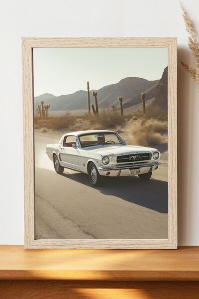 Luna Marissa Αφίσα Ford Mustang - Αφίσα αυτοκινήτου από γυαλιστερό χαρτί χωρί...