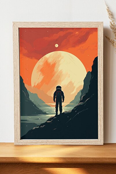 Luna Marissa Αφίσα αστροναύτη - Αφίσα τοίχου από γυαλιστερό χαρτί χωρίς πλαίσιο