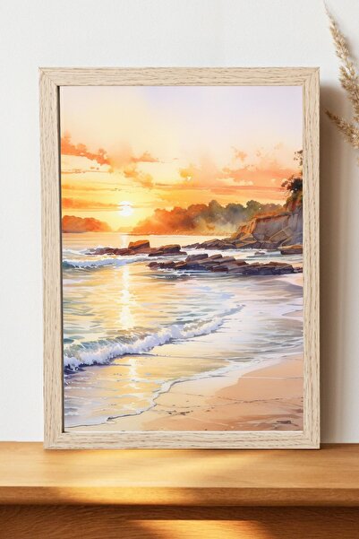 Luna Marissa Αφίσα τοπίων - Αφίσα τοίχου από γυαλιστερό χαρτί χωρίς πλαίσιο