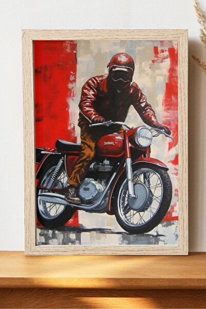 Luna Marissa Αφίσα μοτοσικλετιστή - Αφίσα μοτοσικλέτας από χοντρό χαρτί χωρίς...
