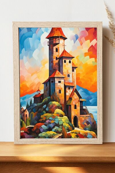 Luna Marissa Εικονογράφηση Αφίσα Τοπίων - Αφίσα τοίχου από γυαλιστερό χαρτί χ...