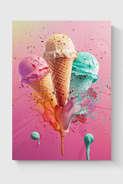 Luna Marissa Καλλιτεχνική αφίσα παγωτού χωρίς πλαίσιο τοίχου