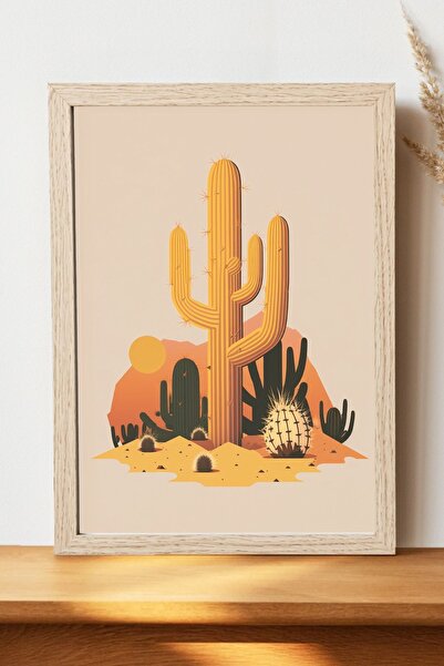 Luna Marissa Αφίσα Κάκτου - Αφίσα τοίχου από γυαλιστερό χαρτί χωρίς πλαίσιο