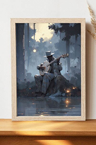 Luna Marissa Αφίσα κιθαρίστα - Αφίσα τοίχου από γυαλιστερό χαρτί χωρίς πλαίσιο