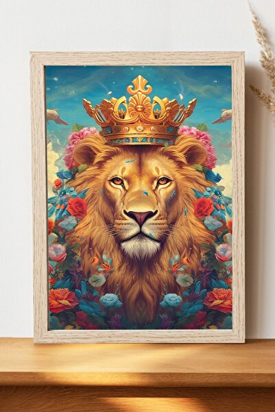 Luna Marissa Αφίσα Λιοντάρι - Αφίσα τοίχου από γυαλιστερό χαρτί χωρίς πλαίσιο