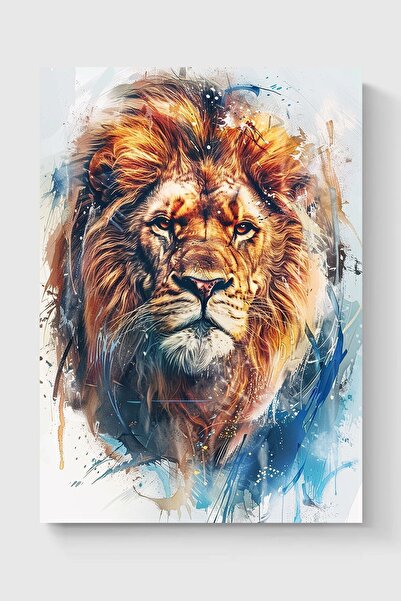 Luna Marissa Καλλιτεχνική αφίσα λιονταριού χωρίς πλαίσιο τοίχου