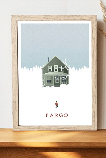 Luna Marissa Μινιμαλιστική αφίσα Fargo - Αφίσα τηλεοπτικής σειράς χωρίς πλαίσιο