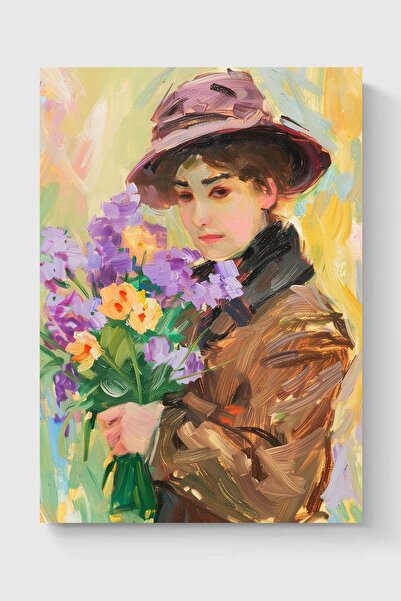 Luna Marissa Καλλιτεχνική αφίσα με λουλούδια για κορίτσια χωρίς πλαίσιο