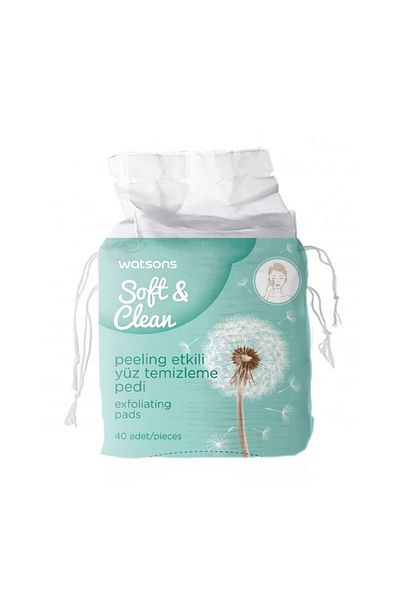 Watsons Peeling Effect Disc Facial Cleansing Cotton 40 Pieces