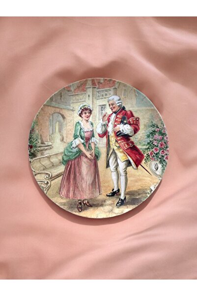 unique florya Vintage Διακοσμητικό Πιάτο Τοίχου Κήπου Μπαλκόνι Κουζίνας Σαλόν...