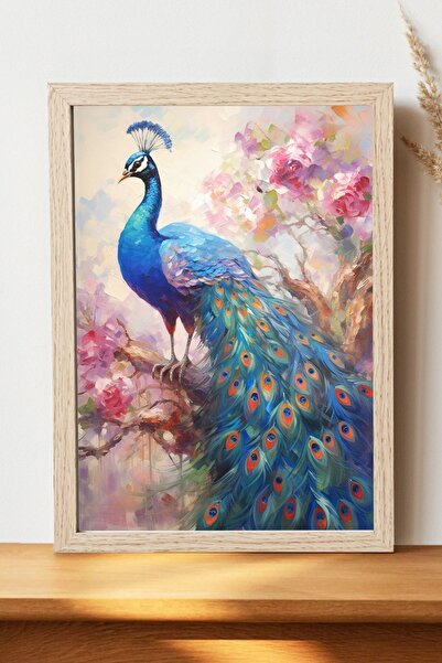 Luna Marissa Tavuskuşu Poster - Çerçevesiz Parlak Kağıt Duvar Posteri