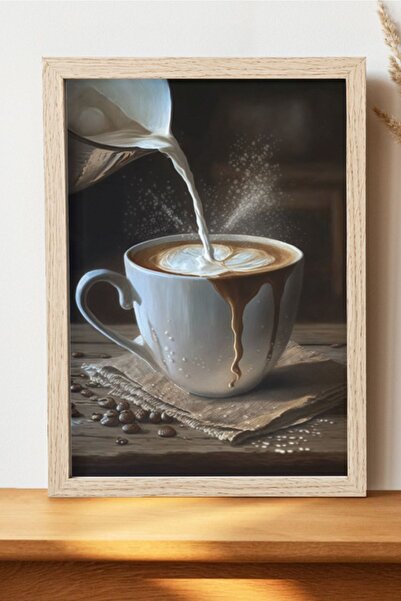 Luna Marissa Καλλιτεχνική αφίσα καφέ - Ψηφιακή αφίσα τέχνης χωρίς πλαίσιο
