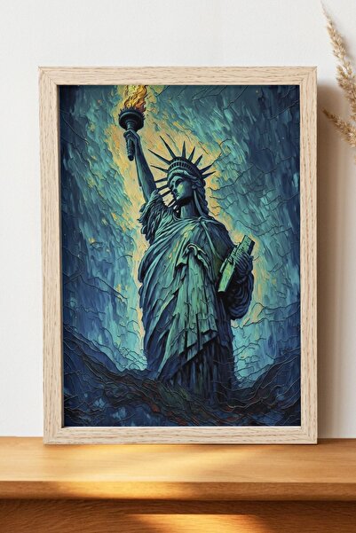 Luna Marissa Αφίσα το Μνημείο της Ελευθερίας - Αφίσα ψηφιακής τέχνης από χοντ...