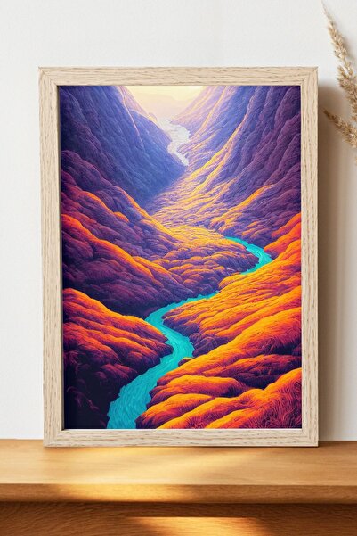 Luna Marissa Αφίσα τοπίων - Αφίσα τοίχου από γυαλιστερό χαρτί χωρίς πλαίσιο