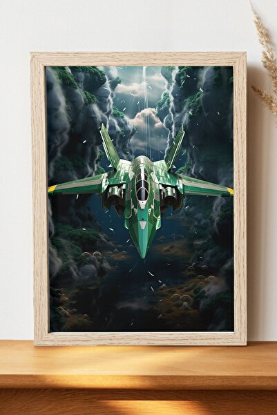 Luna Marissa Αφίσα αεροπλάνου - Αφίσα τοίχου από γυαλιστερό χαρτί χωρίς πλαίσιο