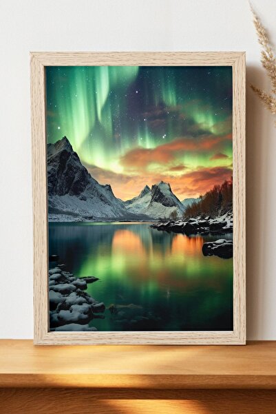 Luna Marissa Αφίσα τοπίων - Αφίσα τοίχου από γυαλιστερό χαρτί χωρίς πλαίσιο