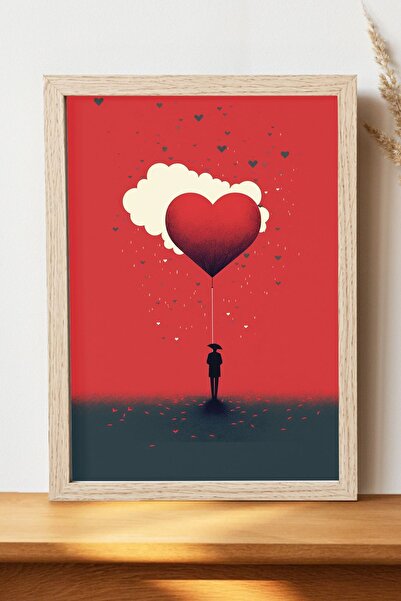 Luna Marissa Αφίσα καρδιάς - Αφίσα τοίχου από γυαλιστερό χαρτί χωρίς πλαίσιο