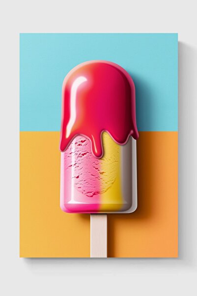 Luna Marissa Καλλιτεχνική αφίσα παγωτού χωρίς πλαίσιο τοίχου