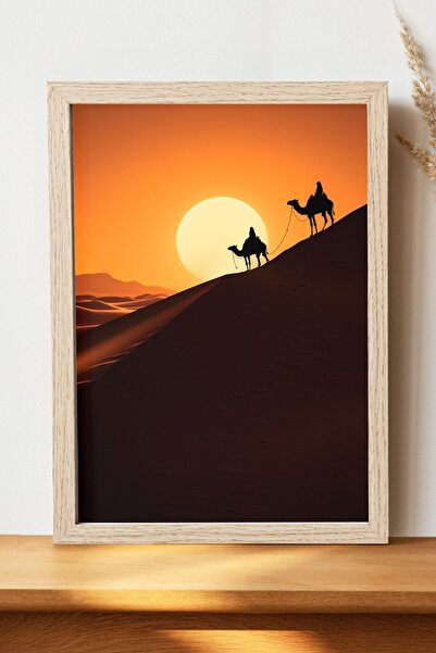 Luna Marissa Αφίσα Camel - Αφίσα τοίχου από γυαλιστερό χαρτί χωρίς πλαίσιο