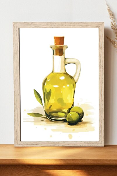 Luna Marissa Εικονογράφηση Αφίσα ελαιόλαδου - Αφίσα τοίχου από γυαλιστερό χαρ...